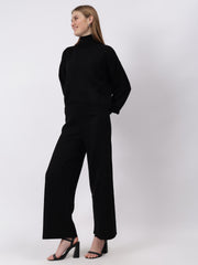 Solid Woollen Co-Ord Set