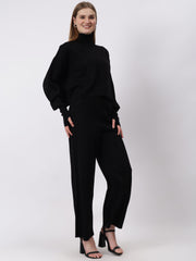 Solid Woollen Co-Ord Set