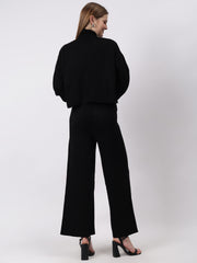 Solid Woollen Co-Ord Set