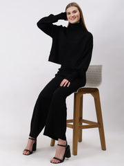 Solid Woollen Co-Ord Set