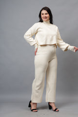Solid Woollen Co-Ord Set