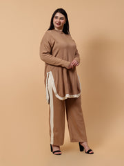 Co-Ord Set Plus Size Knitted