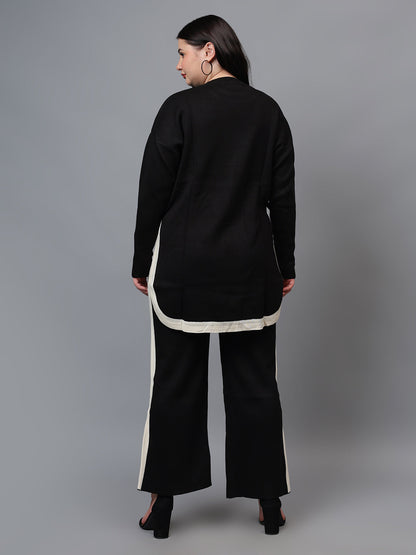 Gaiia Co-Ord Set Plus Size Knitted - Beige