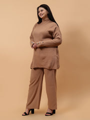 Women Straight Full Sleeve Co-Ord Set