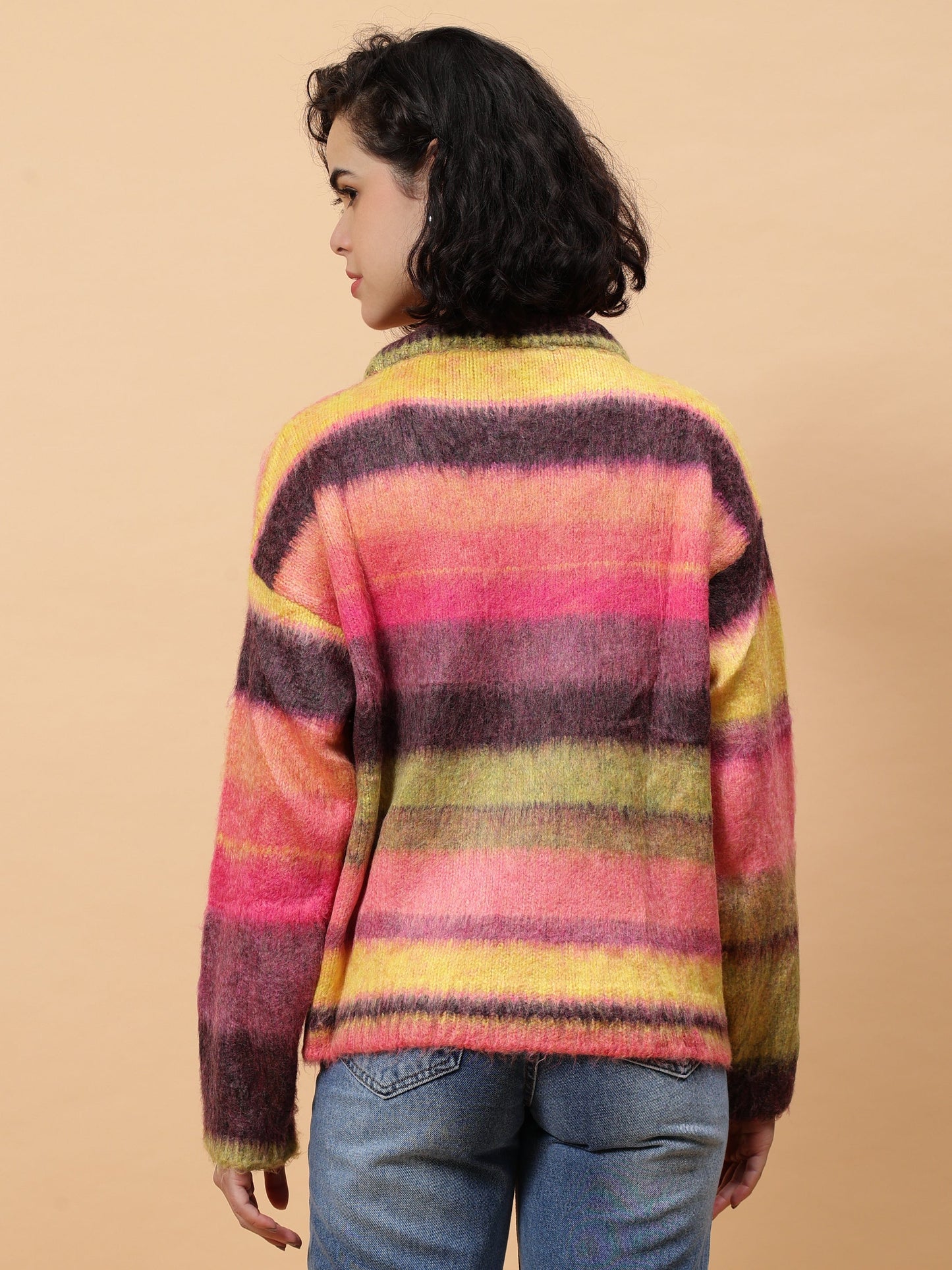 Gaiia Colourful Striped Sweater