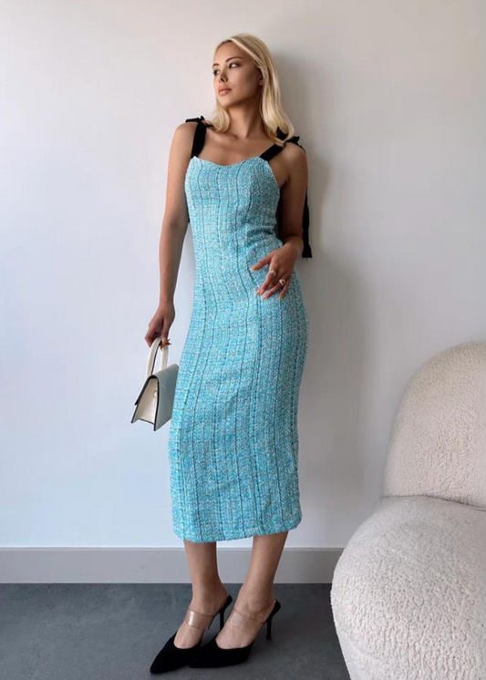 Tweed Midi Dress