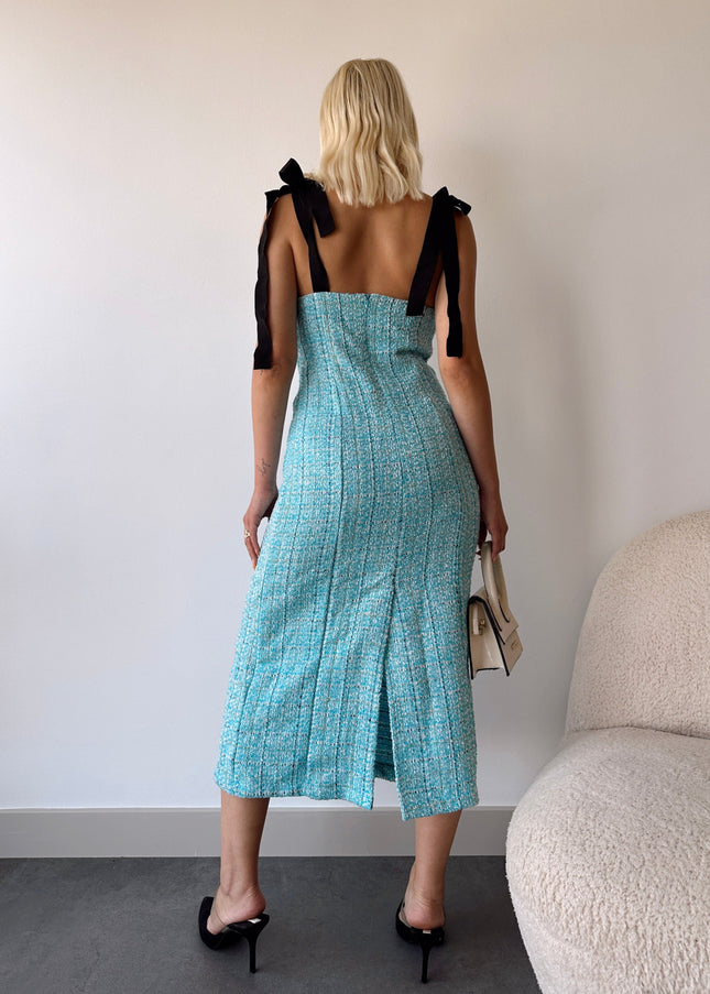 Tweed Midi Dress