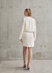 Gaiia Pearl Striped Jacket And Dress Set