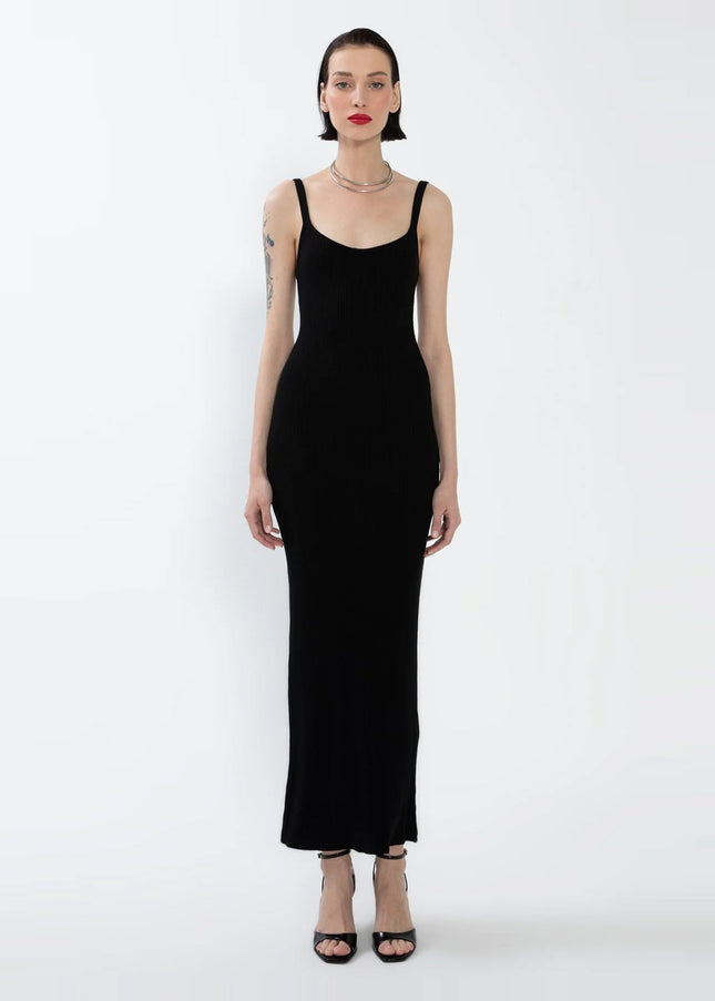 Shoulder Straps Maxi Dress