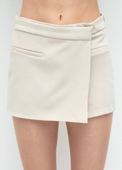 Gaiia Asymmetrical Mini Skorts