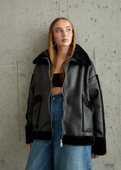 Gaiia Vintage Shearling Jacket