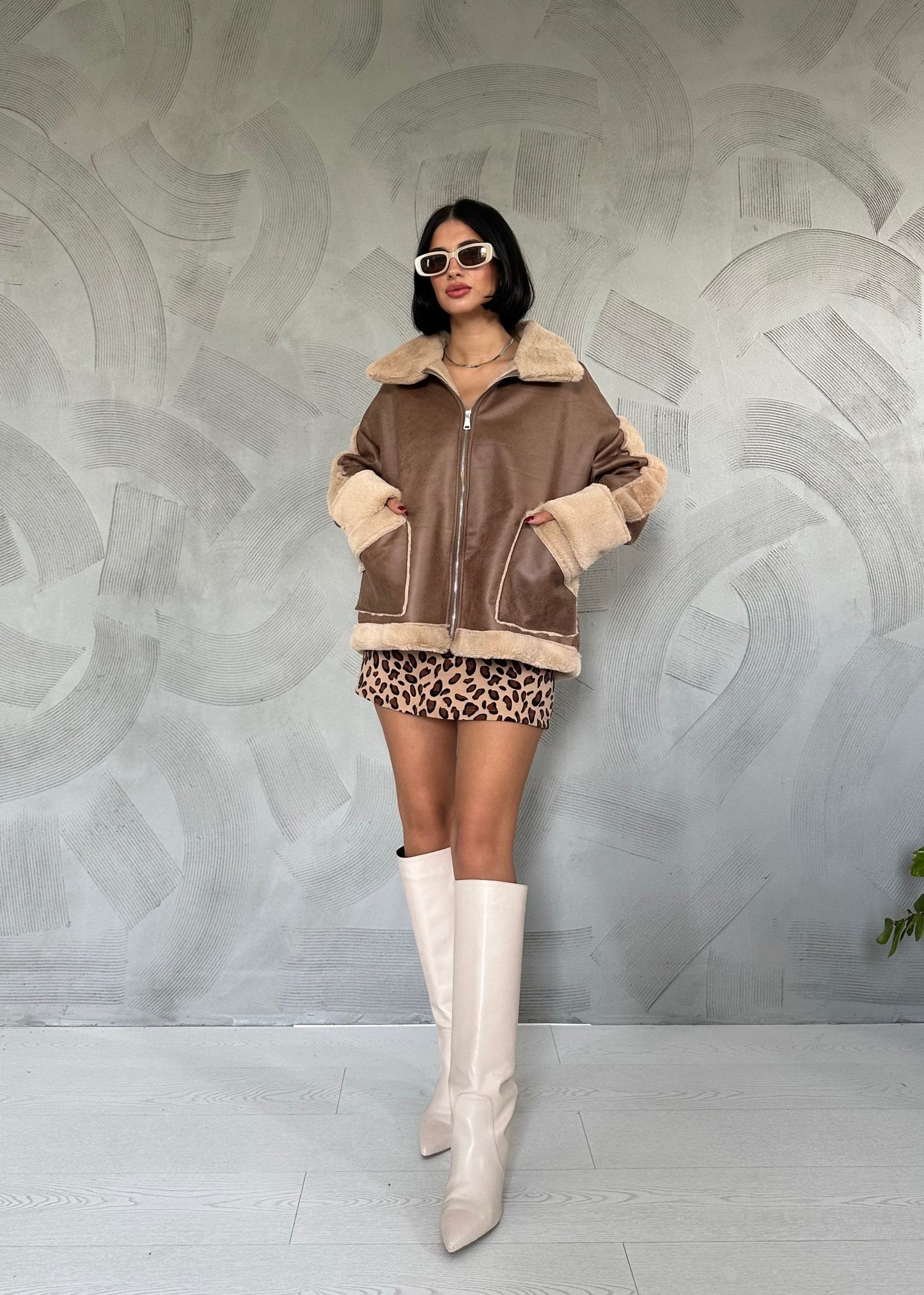 Gaiia Vintage Shearling Jacket