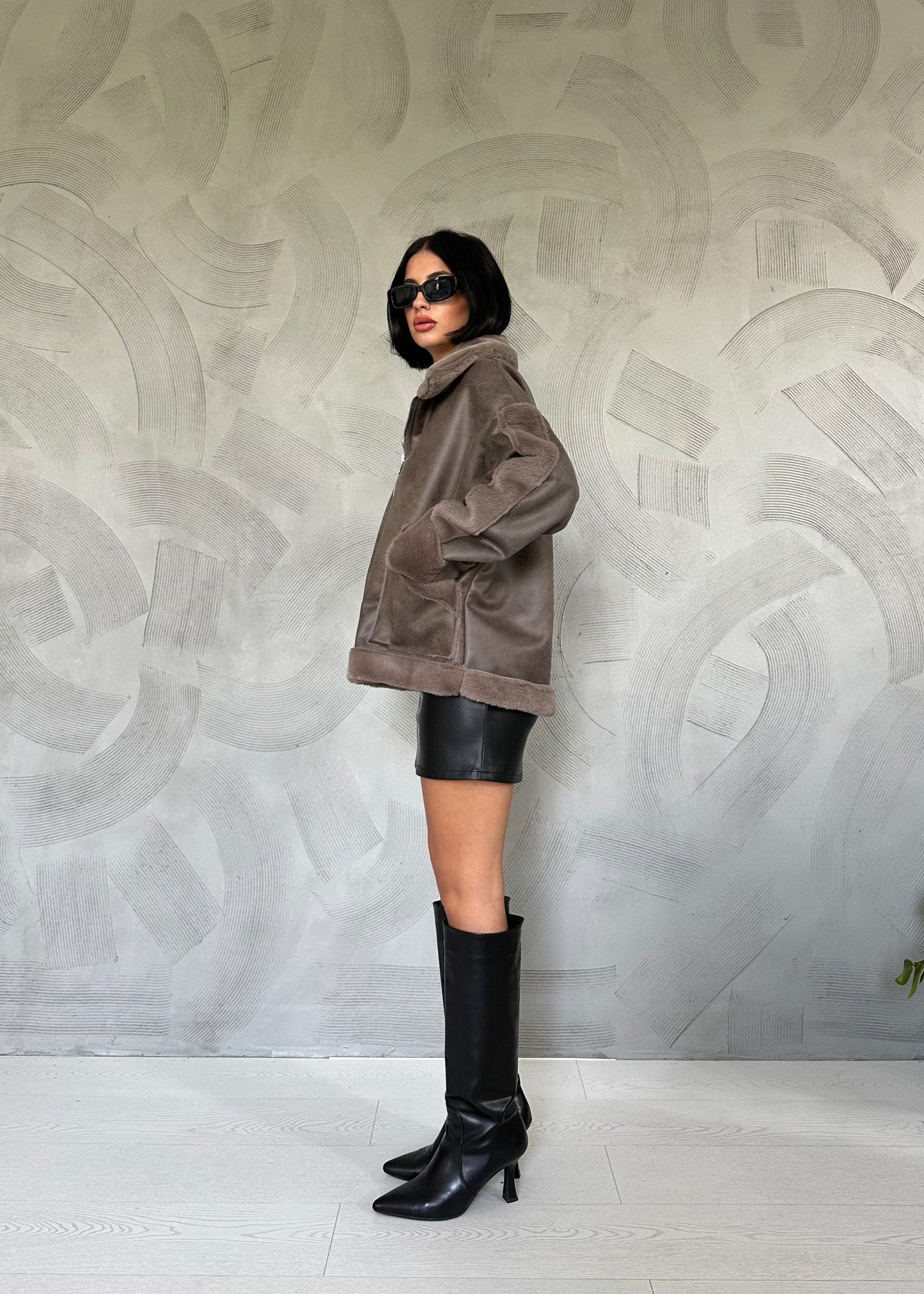 Gaiia Vintage Shearling Jacket