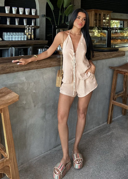 Gaiia Candida Linen Co-Ord Set