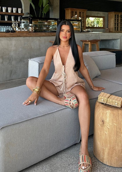 Gaiia Candida Linen Co-Ord Set