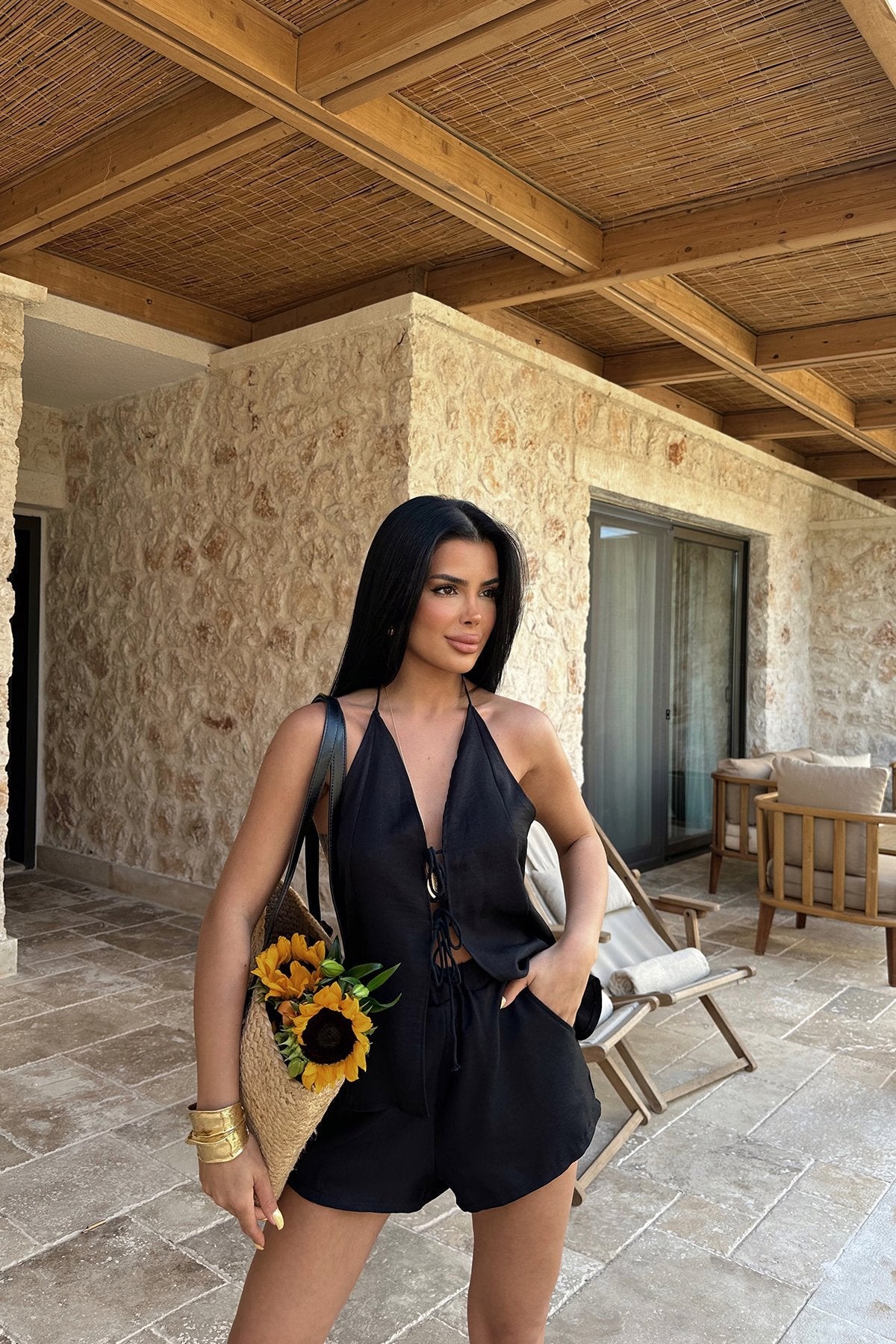 Gaiia Candida Linen Co-Ord Set