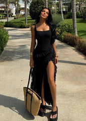 Gaiia Astrid Slit Long Dress