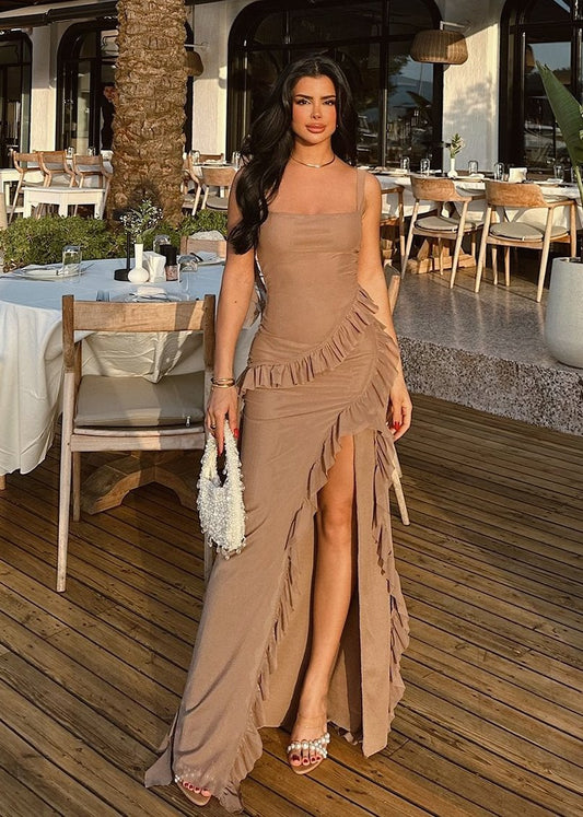 Gaiia Astrid Slit Long Dress