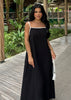 Halter Neck Black Long Amanda Dress