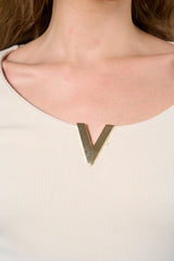 Gaiia Boat Neck Long Sleeve Top