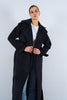 Oversized Belted Pocket Winter Coat