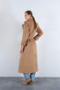 Oversized Belted Pocket Winter Coat