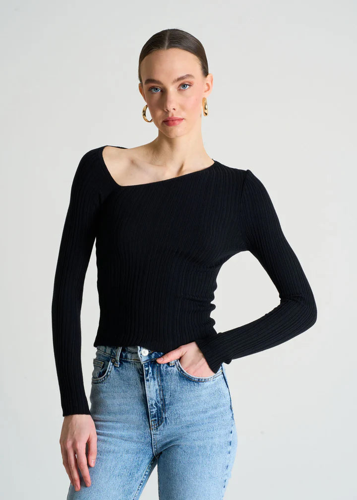 Gaiia Asymmetrical Collar Blouse