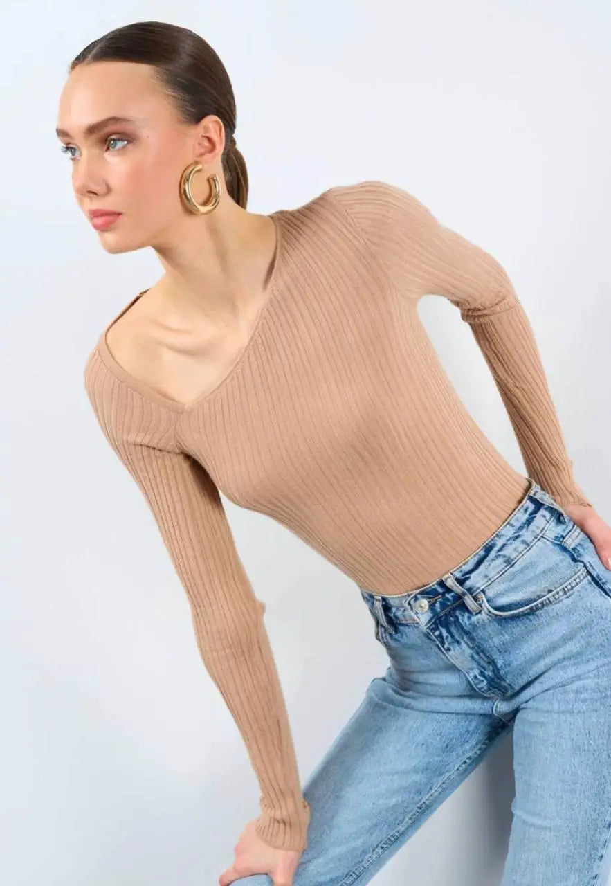 Gaiia Asymmetrical Collar Blouse