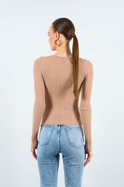 Gaiia Asymmetrical Collar Blouse