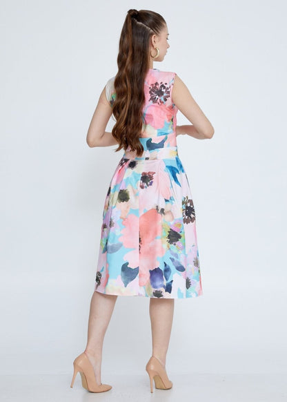 Gaiia Multi - Colored Floral Skirt - GAIIA