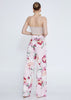 Floral Print Straight Trousers