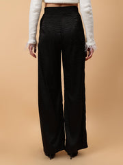 Gaiia Zebra Stripe Wide Leg Pants