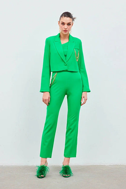 Gaiia Trouser-With-Chain