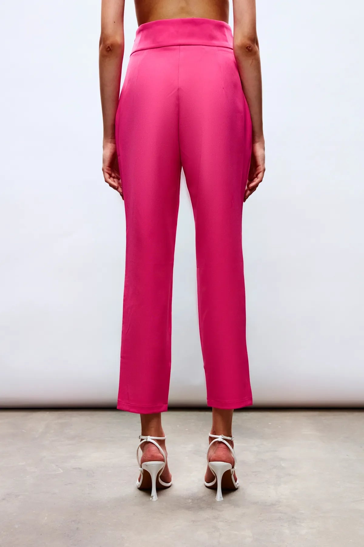Gaiia Solid Color Trouser With Side Zip