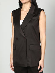 Sleevless Blazer and Trouser Set
