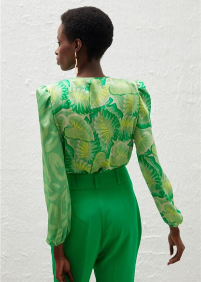 Gaiia Women Printed Bodysuit