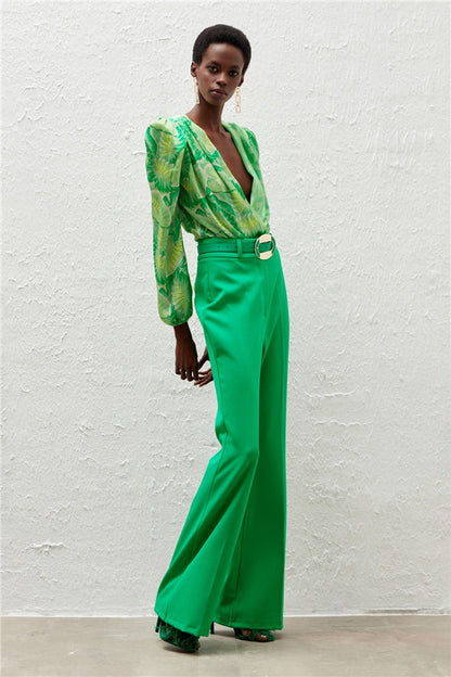 Gaiia Women Printed Bodysuit