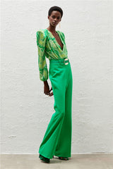 Gaiia Women Printed Bodysuit