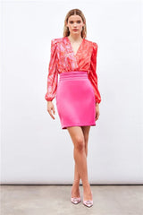 Gaiia Women Printed Bodysuit