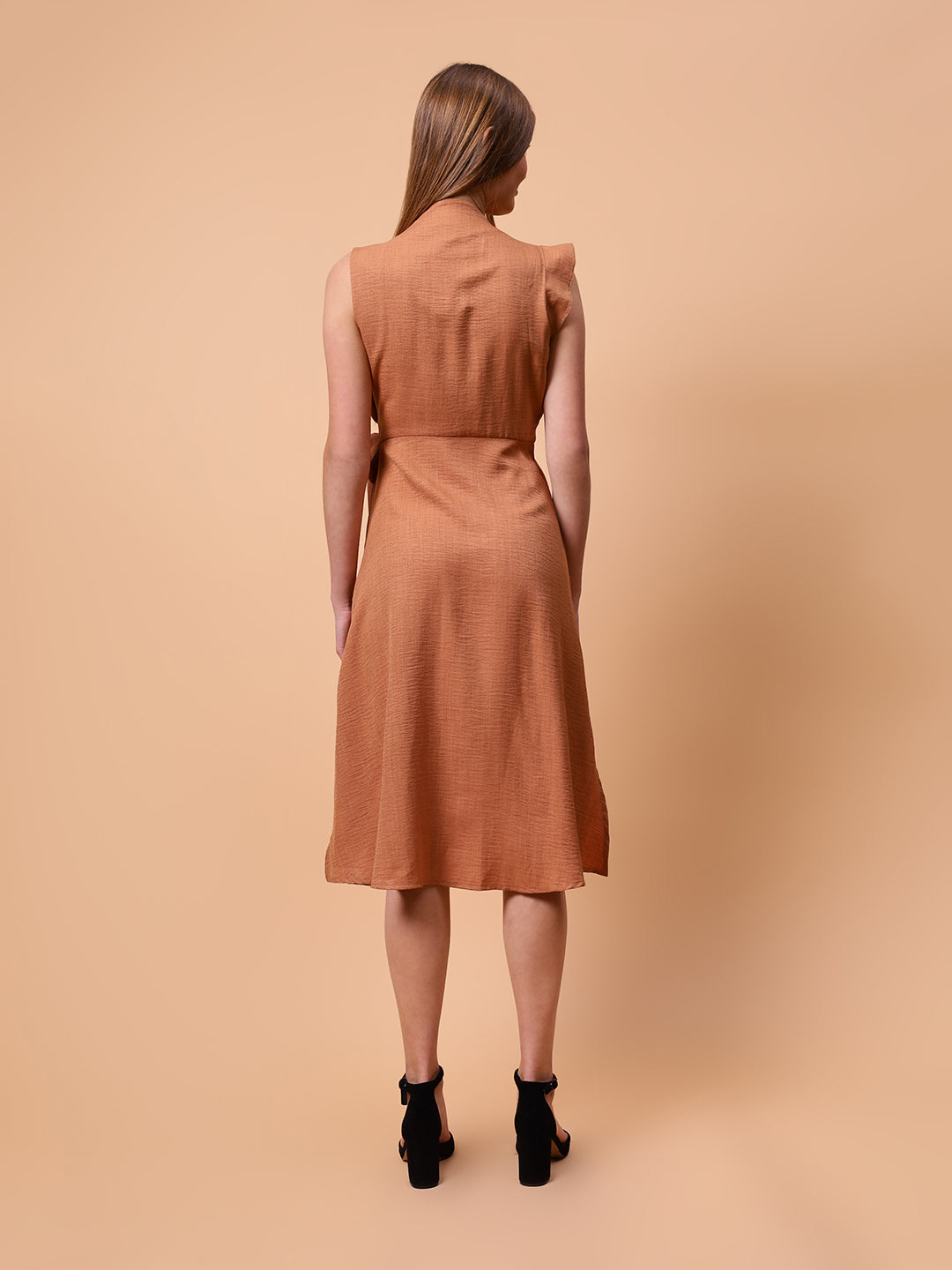 Gaiia Sleeveless Wrap Around Dress