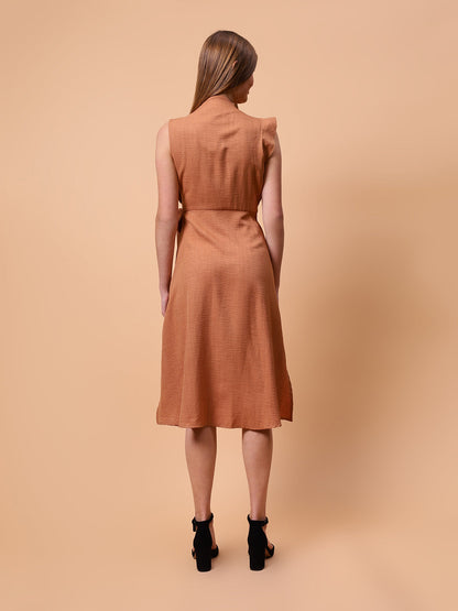 Gaiia Sleeveless Wrap Around Dress