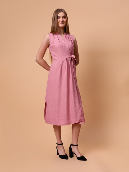 Gaiia Sleeveless Wrap Around Dress