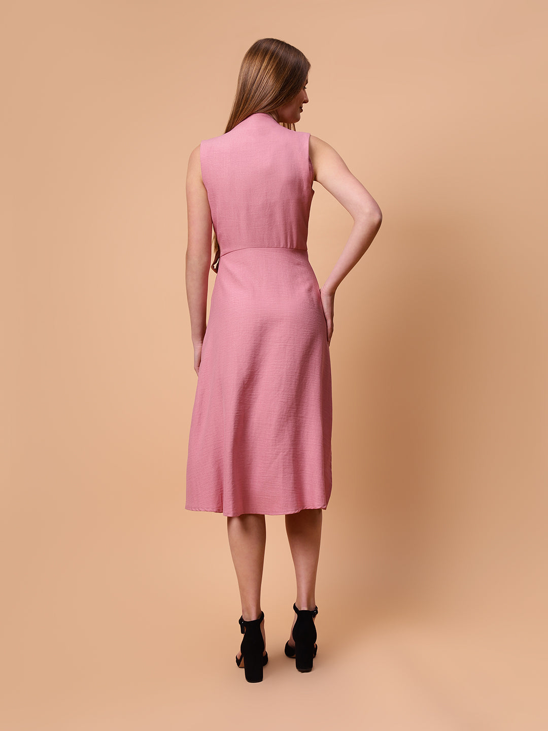 Gaiia Sleeveless Wrap Around Dress