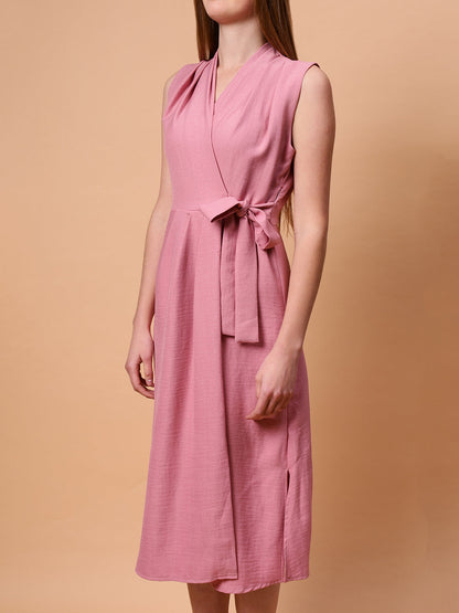 Gaiia Sleeveless Wrap Around Dress