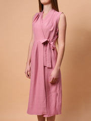 Gaiia Sleeveless Wrap Around Dress