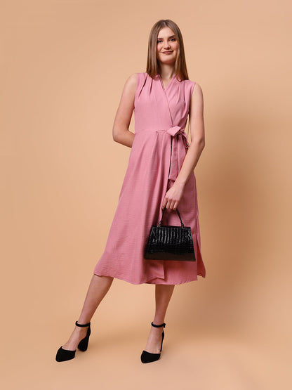 Gaiia Sleeveless Wrap Around Dress