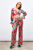 Satin Half & Half Printed Co-Ord Set