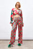 Satin Half & Half Printed Co-Ord Set