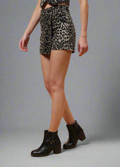 Gaiia Leopard Print Skorts