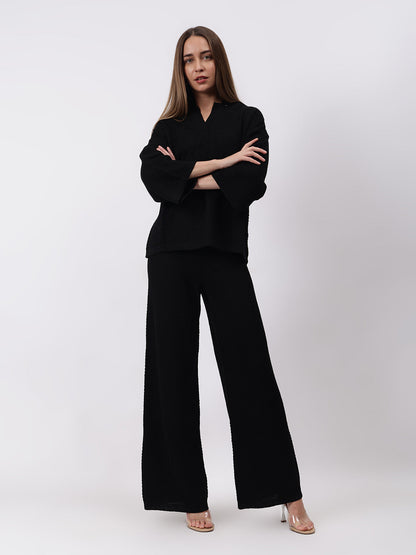 Gaiia Waffle Self Design Co-Ord Set